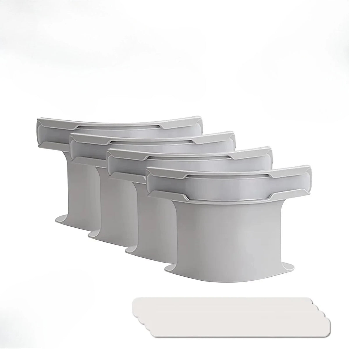 supports drap adhésifs anti déplacement blancs moderne pack pièces sécurité sans aiguille