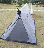 tente camping moustiquaire adulte gris noir maille fine imperméable moderne légère