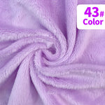 tissu velours doux violet rose blanc moderne confortable peluche respirant bricolage artisanat décoration