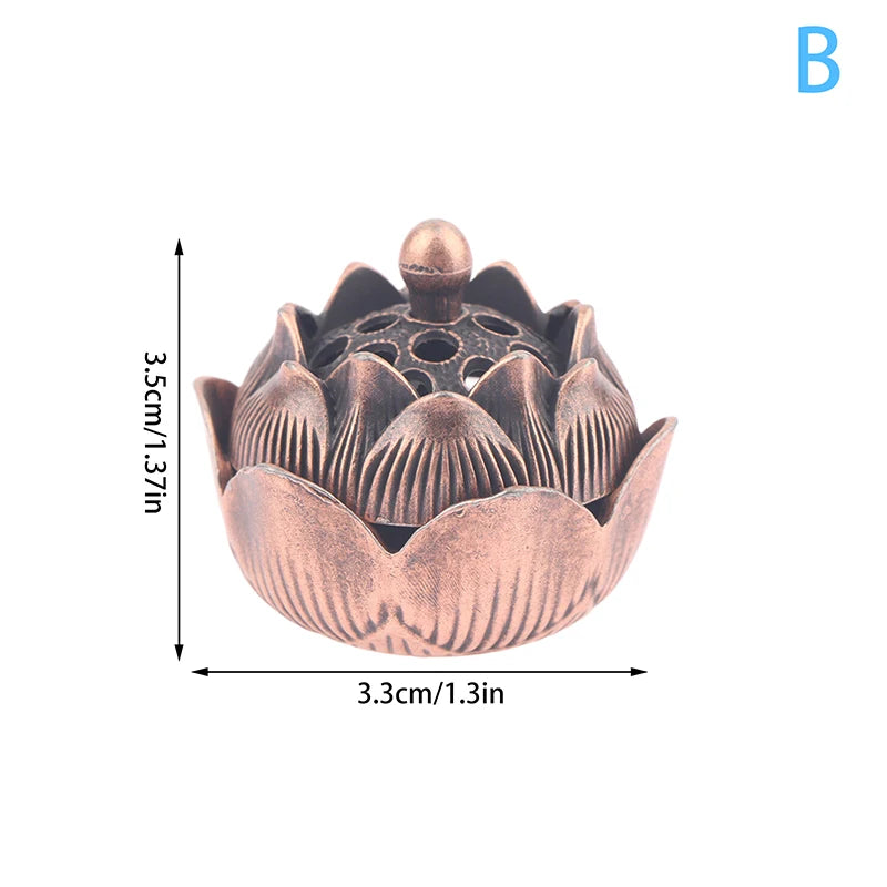 brûleur d'encens bronze doré motif floral oriental cendrier spatule métal