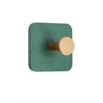 porte serviettes adhésif moderne bois naturel noir blanc gris vert marron unique utilisation multiple