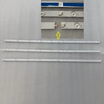 bandes lumineuses led argent bleu rondelles blanches connecteurs électriques certification ul rohs cem moderne