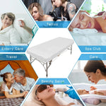 housses table massage jetables blanches adhésives pack 30 textures modernes