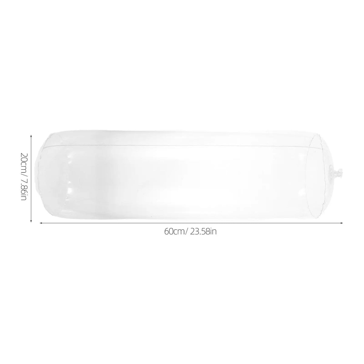 coussin tubulaire transparent gonflable cou support lombaire camping canapé portable moderne