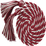 cordon remise diplôme pompon boucle ruban rayé toge graduation
