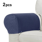 protège accoudoirs fauteuil tissé motifs géométriques gris moderne eyelets intérieur automne hiver
