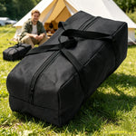 sac rangement oxford noir utilitaire tente vêtements outils fermeture éclair sangles réutilisable voyage camping