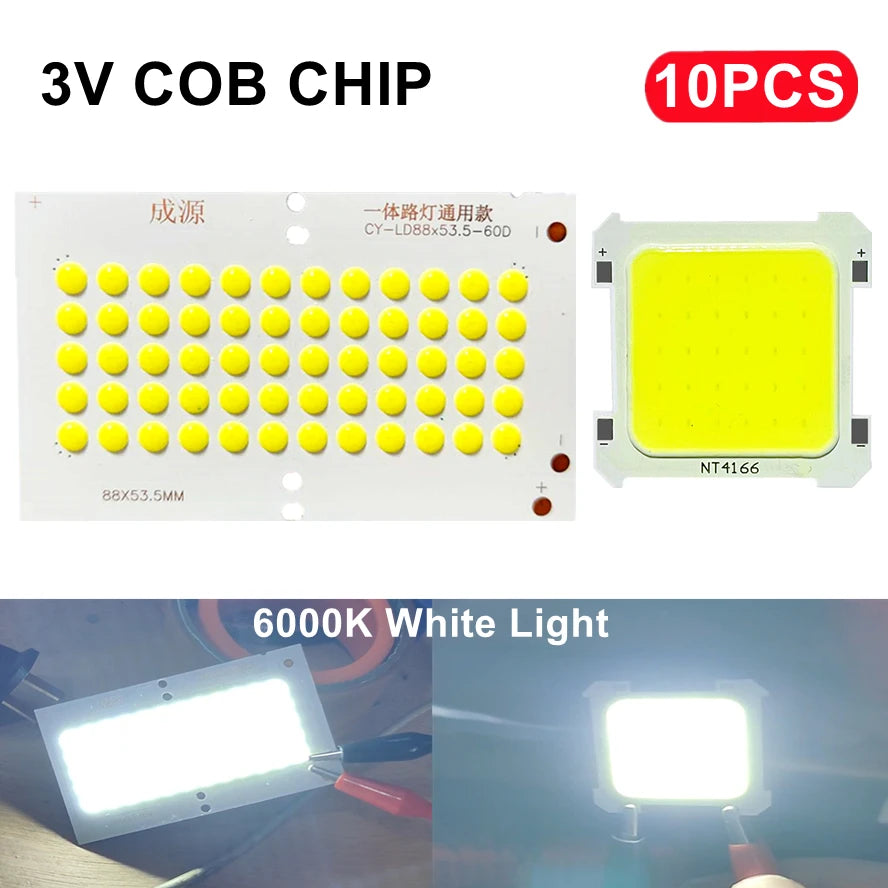 lumière led cob 6w diodes jaunes rechargeable portable clé usb camping