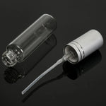 spray verre transparent argenté moderne minimaliste 10ml bouteille rechargeable cosmétique parfum liquide tonique