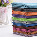 serviette microfibre compressée séchage rapide toilettage coton polyester multiusage imprimé solide moderne sportif