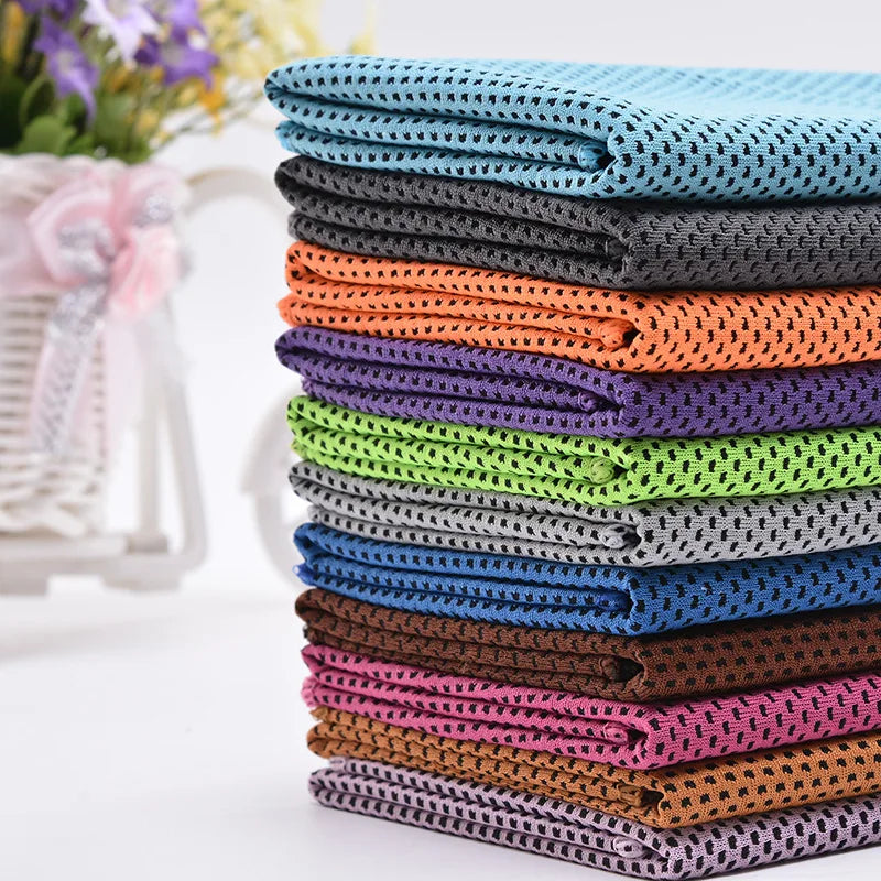 serviette microfibre compressée séchage rapide toilettage coton polyester multiusage imprimé solide moderne sportif