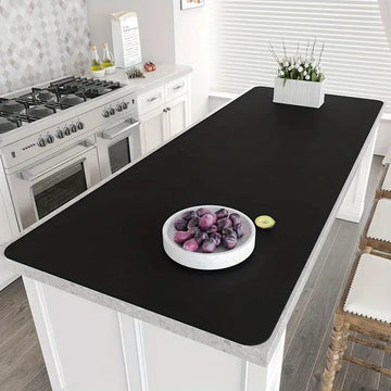 tapis table silicone gris moderne adhésif 60x120cm respectueux environnement uni écolo.functionalité