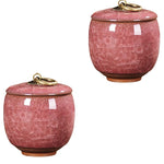pots thé céramique texture craquelée anneau doré couvercle classique vert bleu rose marron clair