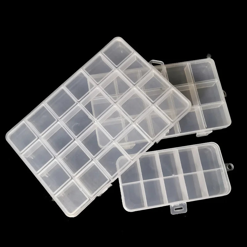 boîte bijoux transparente moderne 24 compartiments organisation pratique poignées