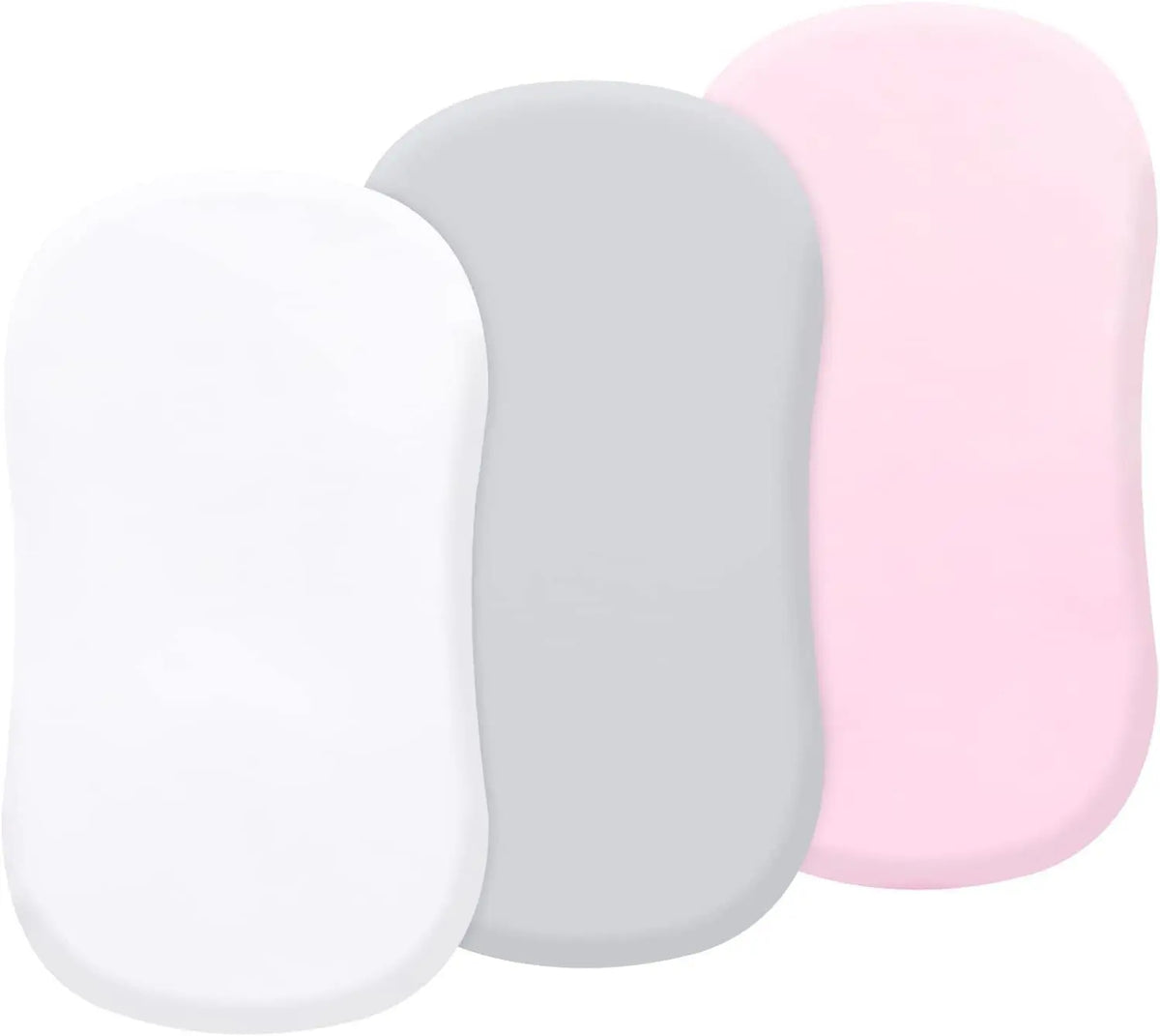 draps bébé fille blanc gris rose pâle unis modernes doux soyeux respirants lit catégorA