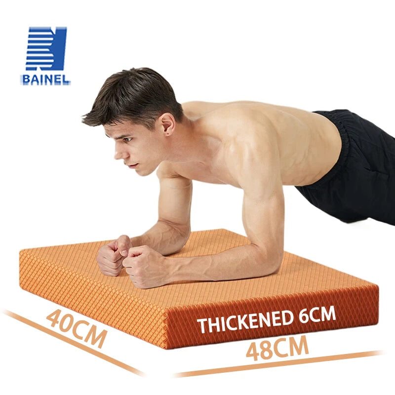 pad équilibre yoga texturé orange rose bleu vert fitness moderne tpe épais