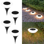 lumière solaire led moderne autoadhésive extérieure blanc ip65 12vacs 4pcs 8pcs