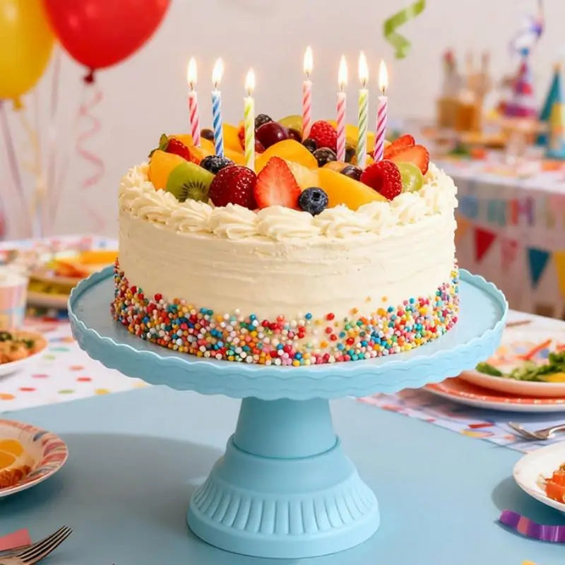présentoir gâteau silicone rose bleu classique opalescent anniversaire mariageDecoration événementnelle support plateau gâteaux