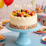 présentoir gâteau silicone rose bleu classique opalescent anniversaire mariageDecoration événementnelle support plateau gâteaux