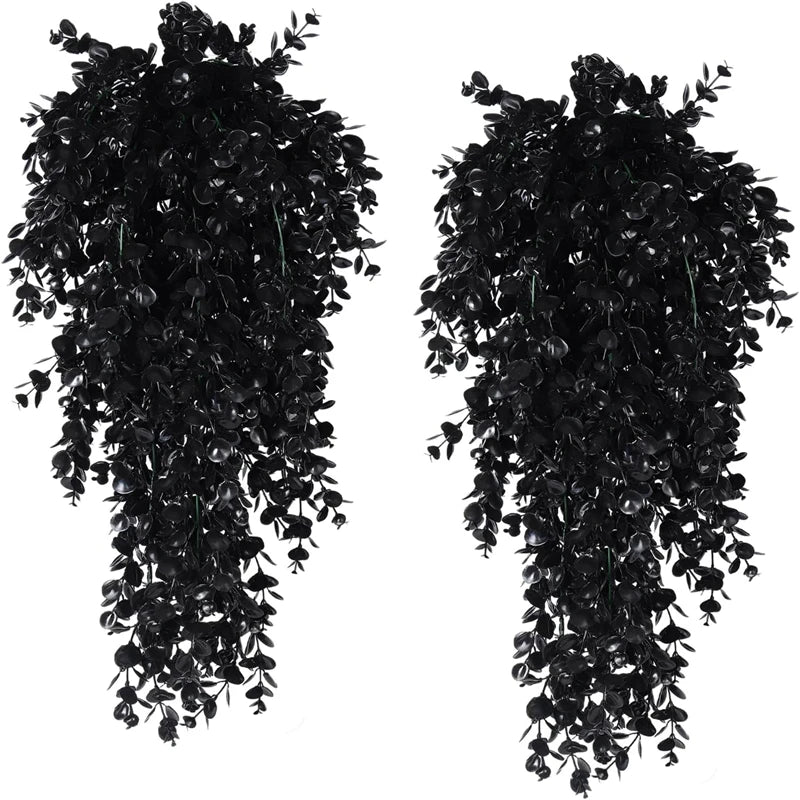 plante artificielle verte vigne suspendue feuilles rondes moderne extérieur décoration mur accrochée cordelette bricolage