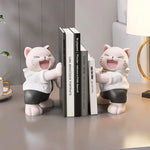 support livres résine rondin bois stylisé contemporain maison décoration intérieure salon anniversaire cadeau