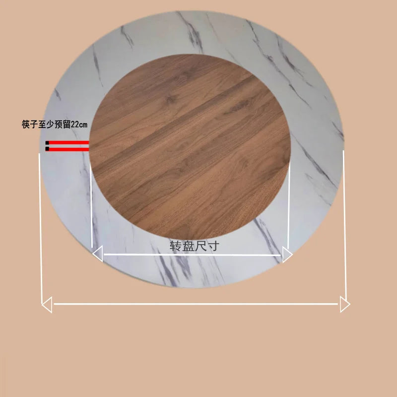 Comparaison des tailles de plateau de 50 à 200 cm