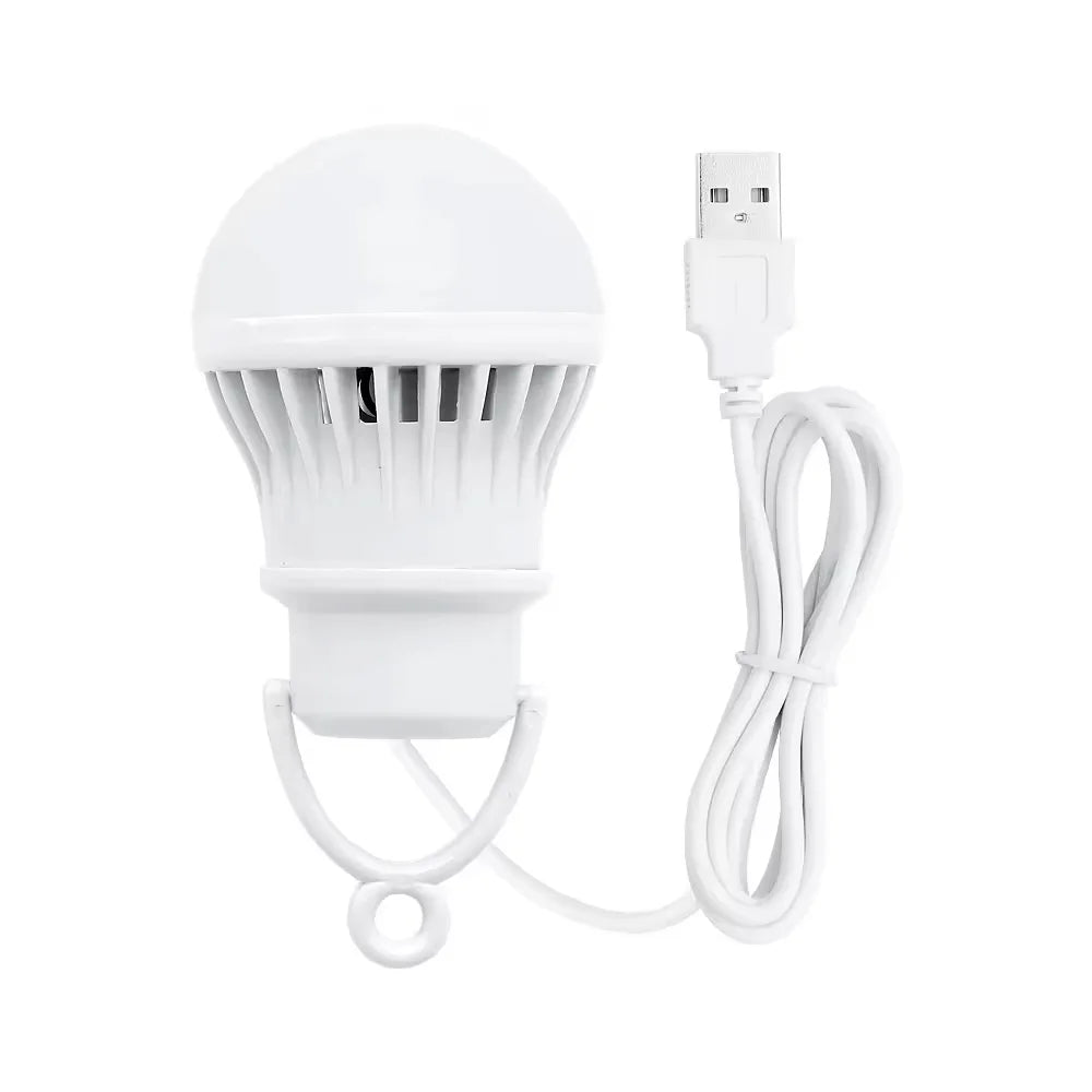 ampoule led 3w 5w 7w usb portable lecture camping lumière blanche moderne
