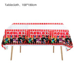 Nappe thématique Roblox avec motifs colorés