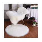 tapis fourre épais doux blanc moderne maison solide antidérapant pvc washable