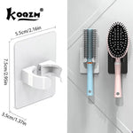 support mural porte brosses adhésif plastique moderne rose beige vert bleu blanc