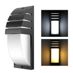 lumière murale led moderne noir ip65 249lm 12w 85265v waterproof(vis)