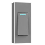interrupteur mural smart noir gris indicateur lumineux certification vde ul rohs cqc