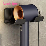 séchoir cheveux support mural moderne gris cuivre brosse rasoir crème