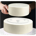 support gâteau transparent clips moderne stand plastique sans motif paille spacings rond
