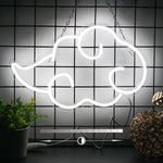 néon led nuage rouge blanc moderne lumineux usb power suspension anniversaire décoration chambre