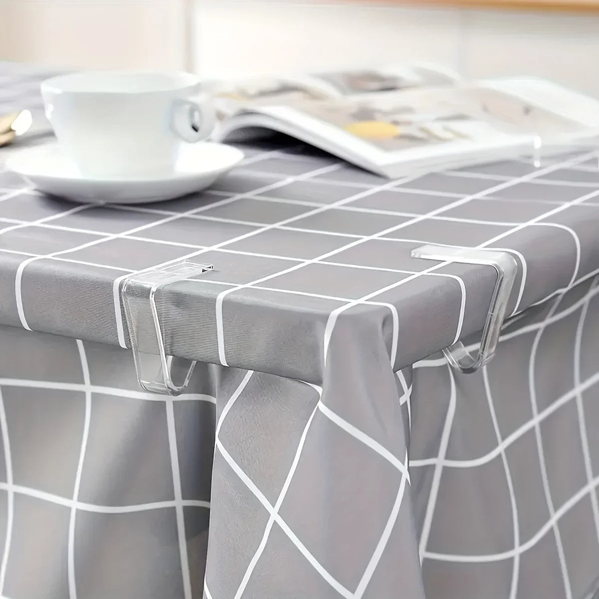supports nappe transparents adhésifs moderne intérieur extérieur 16 pièces pièces plastique