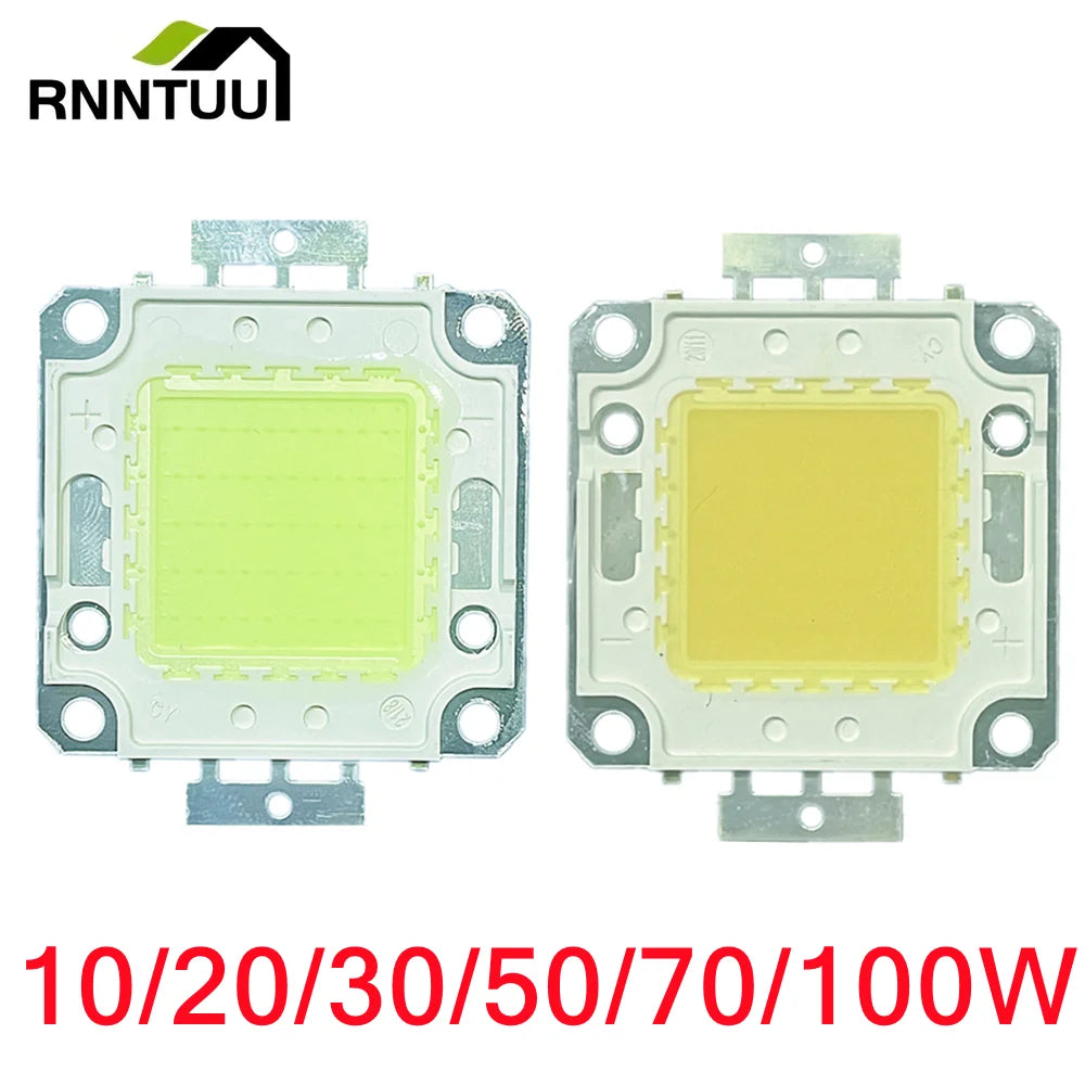 ampoule led 10w 20w 30w 50w 100w blanc chaud froid 120deg oculars exterieur jardin