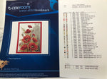broderie fleur toile coton multicolore rouge beige vert noir artisanale pastorale