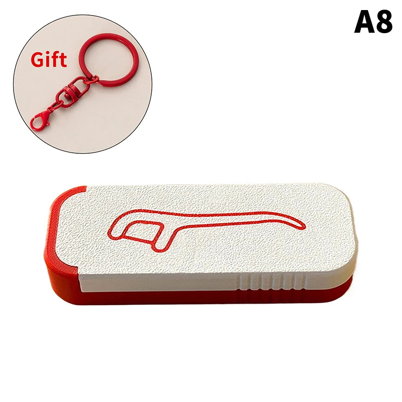 brosse dents interdentaire anneau cle moderne pratique blanc rouge