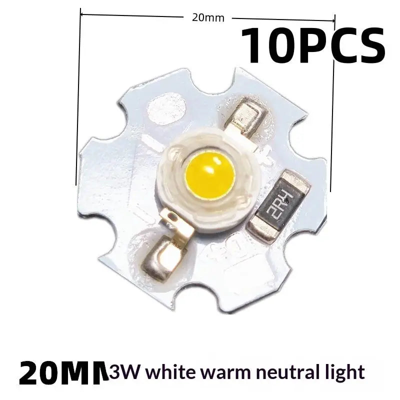 ampoules led 1w 3w 5v 12v blanc chaud circulaires modernes 16mm 20mm