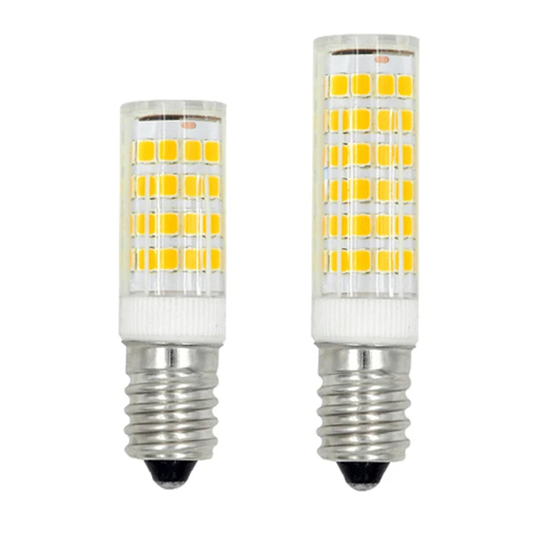 ampoule led e14 blanc froid 5500k 7w 220v carrés dorés moderne jaune