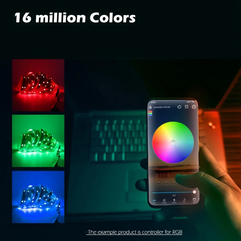 contrôleur led wifi moderne qr code compatible alexa assistant google 16 millions couleurs rgbw