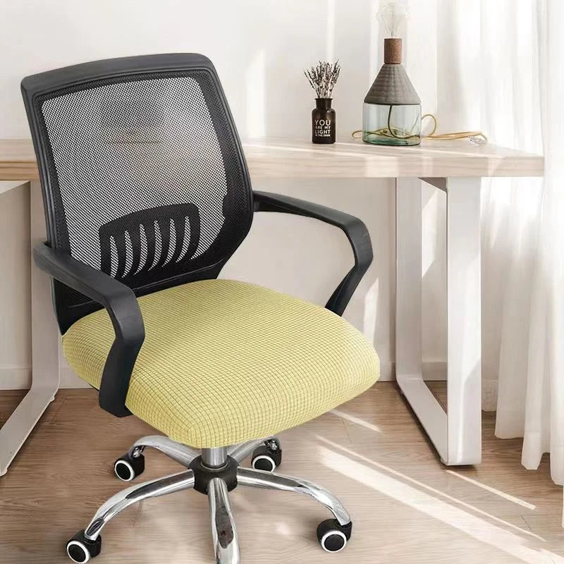 coussin chaise moderne vert foncé tissu carreaux adhésif polyester coton rétractable extensible durable