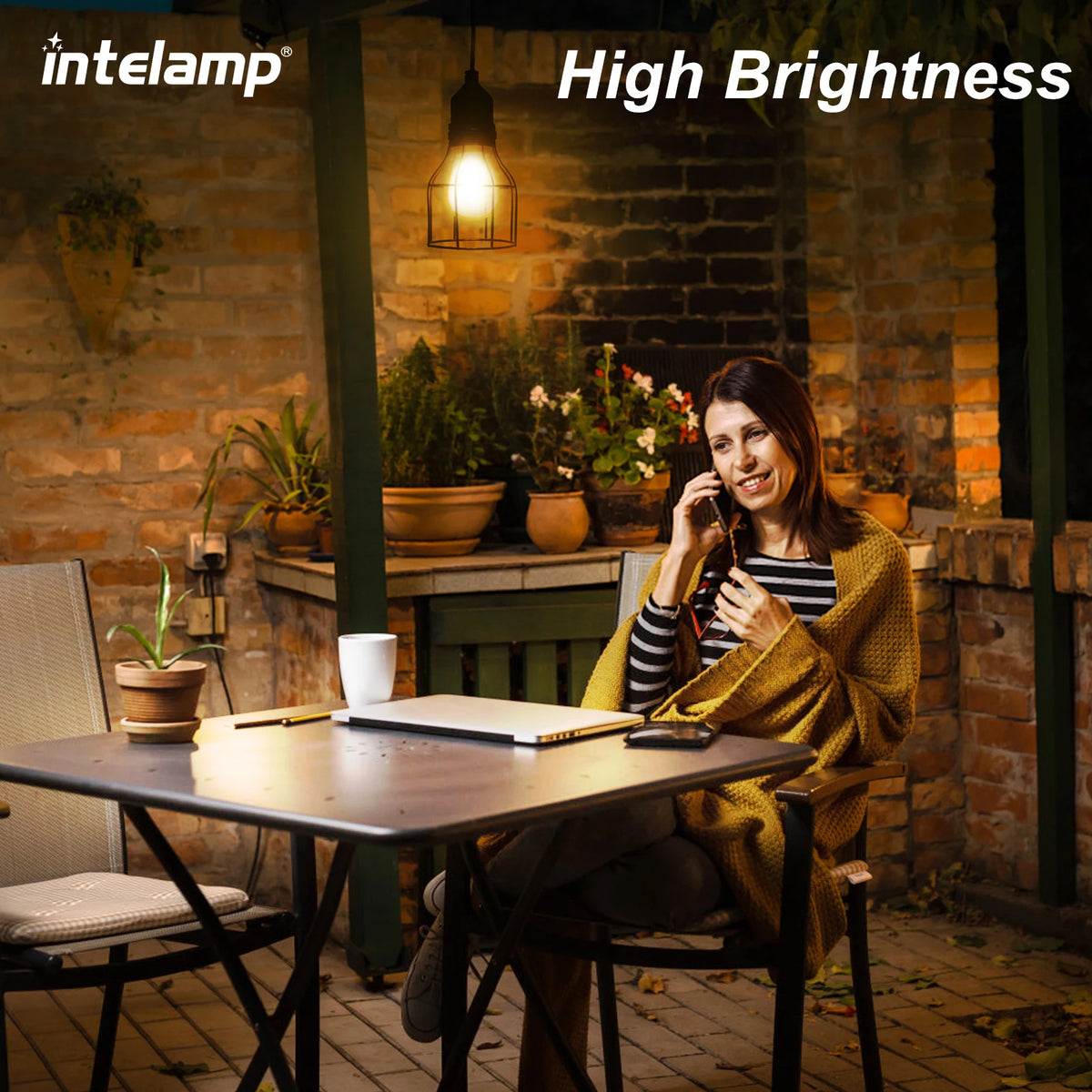 lampe solaire pendante panneau séparé ip65 protection abs noir industrielle rustiqueextérieur camping abri