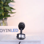 projecteur led noir moderne réglable 60 degrés 7w zoomable surface touch switch aluminium