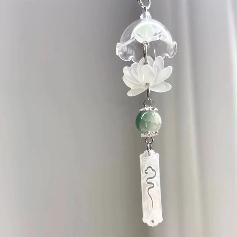 porte clés décoration papillon ailes cœur transparents blanc rose romantique