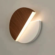 lampe murale led orientable 360 moderne noir blanc bois clair minimaliste chambre salon
