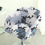 housse chaise extensible motif floral moderne fauteuil salle manger décor maison élastique
