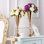 vases or classiques ronds lisses dorés grandes tailles maison decoration