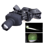 lampe frontale led super lumineuse noire ruban rayures ajustable camping